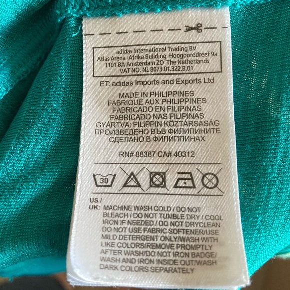 Adidas Supernova Running Short Sleeve Tee, Tshirt, Size US M, Low High, Green - Picture 5 of 5